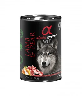 Alpha Spirit JAGNIĘCINA Z GRUSZKĄ 400g - Mokra karma dla psów - miniaturka - grafika 3