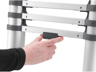 Hailo Werk Hailo Drabina teleskopowa FlexLine 260, 264 cm, aluminium, 7113-091 - Drabiny - miniaturka - grafika 2