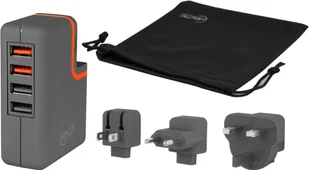 Arctic Charger PRO 4 EU Rev 2 uniwersalna ładowarka 4x USB 5V 2500mA wtyczki EU UK US PSAEQ-AC02201-BL - Zasilacze do urządzeń sieciowych - miniaturka - grafika 11