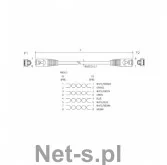 Art Kabel krosowy AL-OEM-300R, 1 m - Kable komputerowe i do monitorów - miniaturka - grafika 2