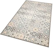 Dywany dla dzieci - Zala Living Vinyl mata ochronna na podłogę Zoe jasnoniebieski kremowy 103236-65x100 - miniaturka - grafika 1