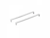 Akcesoria łazienkowe - BESCO OXA-LW OXA LONG uchwyt biały + chrom - miniaturka - grafika 1