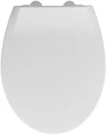 Deski sedesowe - WENKO Biała deska sedesowa wraz z nakładka dla dziecka wolnoopadająca łatwy montaż Fix-Clip deska dla dzieci zestaw kolor biały B07FP1X869 - miniaturka - grafika 1