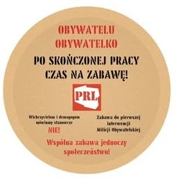 Congee.pl Talerzyki urodzinowe PRL - 18 cm - 6 szt. TP18-PRL - Gadżety na imprezę - miniaturka - grafika 2