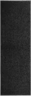 Wycieraczki - vidaXL Wycieraczka z możliwością prania, czarna, 60 x 180 cm - miniaturka - grafika 1