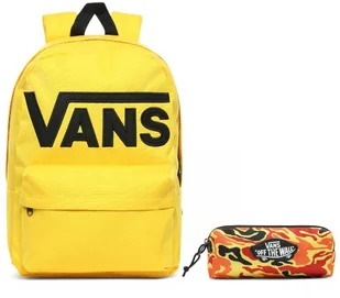 Vans Plecak szkolny Old Skool III Lemon Chrome - VN0A3I6R85W + piórnik - Plecaki - miniaturka - grafika 22