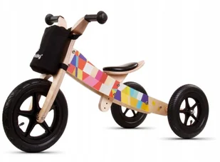 SUN BABY Rowerek Biegowy Drewniany 2w1 Twist - Rowerki biegowe - miniaturka - grafika 4