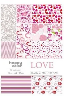 GDD Blok A4/15 z motywami Love HAPPY COLOR - Artykuły biurowe - miniaturka - grafika 3
