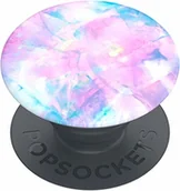 Uchwyty samochodowe do telefonów - PopSockets PopSockets: PopGrip Basic - rozszerzany stojak i uchwyt do smartfonów i tabletów [Top nie jest wymieniany] - kryształowy opal - miniaturka - grafika 1