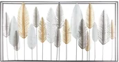 Dekoracje domu - Ozdoba ścienna z motywem liści DECO 134 x 68 cm 166950 - miniaturka - grafika 1