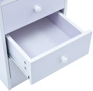 vidaXL Biurko dla dzieci z odchylanym blatem, białe vidaXL - Biurka dla dzieci - miniaturka - grafika 8