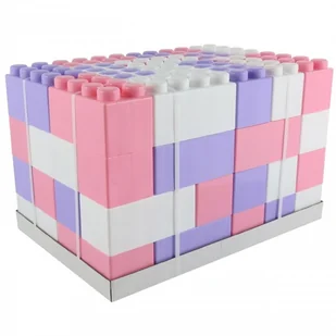 Wader Quality Toys Klocki XXL 72 Elementy + 72 łączniki 68088 - Klocki - miniaturka - grafika 6