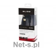 BLOW Kabel HDMI HDMI 3m kątowy (92-653#) - Kable - miniaturka - grafika 3