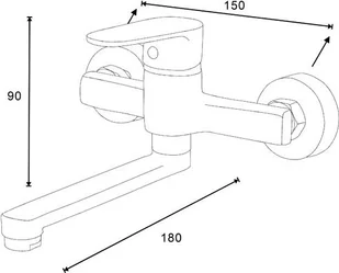 Kuchinox Pana BKN 050D - Baterie umywalkowe - miniaturka - grafika 4