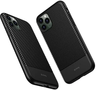 Prestige Crong Crong Carbon Cover Etui iPhone 11 Pro Max czarny) 10_15165 - Etui i futerały do telefonów - miniaturka - grafika 4