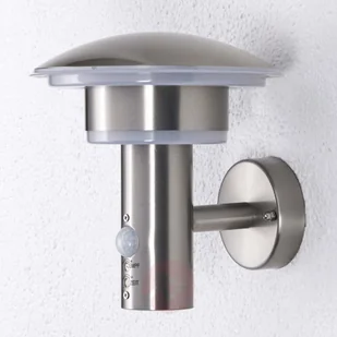 Lampenwelt Zewnętrzna lampa ścienna LED LILLIEN z czujn PIR - Lampy ogrodowe - miniaturka - grafika 2