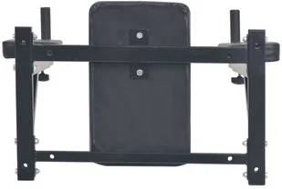 vidaXL Poręcze do ściany, czarne vidaXL - Poręcze i drążki do podciągania - miniaturka - grafika 3