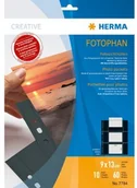 Koszulki na dokumenty - Herma HERMA 7784 Photo przezroczystych koszulek (90 X 130 MM) 10 koszulek czarna 7784 - miniaturka - grafika 1