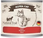 Mokra karma dla kotów - Natural Trail Natural Trail Alpha Beef Wołowina Bezzbożowa 200 g Z004695 - miniaturka - grafika 1