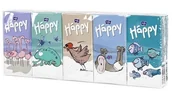 Chusteczki higieniczne - Bella Happy Chusteczki higieniczne kieszonkowe 10 opakowań x 9szt - miniaturka - grafika 1