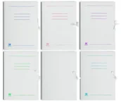 Teczki i skoroszyty - TECZKA A4  WIĄZANA BIAŁA 250G/M2 0821000 370037 - miniaturka - grafika 1