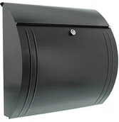 Skrzynki na listy - Burg Wächter Burg-Wächter skrzynka pocztowa z blachy stalowej, skrzynka pocztowa Modena 857, różne kolory do wyboru, szary Modena 857 ANT - miniaturka - grafika 1