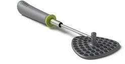 Joseph Joseph Składany tłuczek do ziemniaków Delta, srebrno-zielony, 30,5x10x3,3 cm - Siekacze tarki i szatkownice - miniaturka - grafika 2
