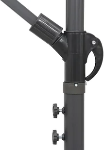 vidaXL Wiszący parasol, terakotowy, 3 m, aluminiowy słupek vidaXL - Parasole ogrodowe - miniaturka - grafika 7