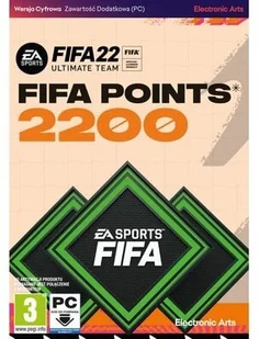 ELECTRONIC ARTS FIFA 22 Points 2200 Gra PC - Kody i doładowania cyfrowe - miniaturka - grafika 3