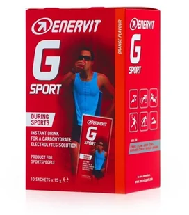 Enervit Napój izotoniczny G SPORT 10x15g Pomarańczowy - Produkty energetyczne i izotoniki Enervit Napój izotoniczny G SPORT 10x15g Pomarańczowy - Produkty energetyczne i izotoniki - miniaturka - grafika 1