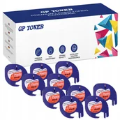 Papier do drukarek - Dymo 10x Taśma do LetraTag 12mmx4m Czerwona 59424 - miniaturka - grafika 1