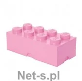 Lego 40041738 Pojemnik Klocek 8 Jasnorózówy - Lunch boxy - miniaturka - grafika 2