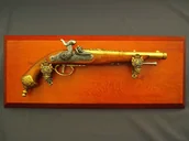 Repliki - broń - Denix SA REPLIKA PISTOLETU BRESCIA NA TABLO MODEL 1013L+TM+23 1013L+TM+23 - miniaturka - grafika 1