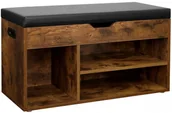 Szafki na buty - Rustykalna Szafka Na Buty Z Siedziskiem A7-B99 - miniaturka - grafika 1