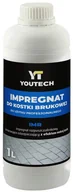 Grunty do ścian - YOUTECH Impregnat do kostki brukowej z efektem mokrej kostki rozpuszczalnikowy 1 litr Youtech - miniaturka - grafika 1