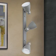 Lampy sufitowe - Orion Spot sufitowy School, 3-punktowy, szary - miniaturka - grafika 1