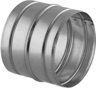 Kominy i akcesoria - Darco Złączka rur elastyczna ocynkowana ZWS125 - miniaturka - grafika 1