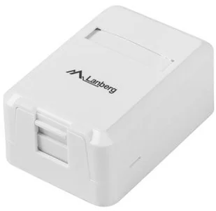 KeyStone LANBERG LANBERG Puszka natynkowa na jeden moduł - Puszki elektryczne i akcesoria - miniaturka - grafika 2