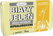 Mydła - Pollena Hipoalergiczne mydło naturalne z owsem i lnem 100g 63122-uniw - miniaturka - grafika 1