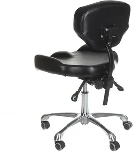 Beauty System Taboret tatuażysty obrotowy z oparciem ELMO INKOO BSBD-ELMO - Meble kosmetyczne - miniaturka - grafika 4