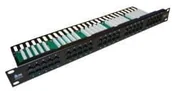Szafy rack - A-LAN Patch panel PK007 (1U; 19"; kat. 3; UTP; 50xRJ-45) PK007 - miniaturka - grafika 1