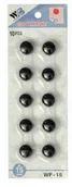Akcesoria do tablic - ARGO Magnes 15 MM Czarny 10 Szt. - miniaturka - grafika 1