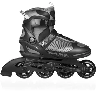 Spokey REVO Łyżworolki 45 BK/GR - Rolki Spokey REVO Łyżworolki 45 BK/GR - Rolki - miniaturka - grafika 3