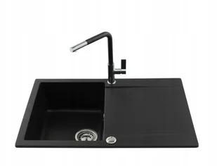 Laveo 6 kolorów Zlewozmywak Granitowy Duża Komora 20 cm - Zlewozmywaki - miniaturka - grafika 13