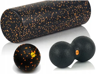 Wałek ćwiczenia masaż treningu 120kg Roler 45cm - Akcesoria do masażu - miniaturka - grafika 3