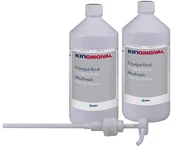 Płyny do płukania jamy ustnej - Kin Laboratorios Kin Gingival Płyn Alpantha do płukania jamy ustnej 2 x 1000 ml <b>pompka w zestawie</b> - miniaturka - grafika 1