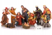Ozdoby bożonarodzeniowe - Szopka Bożonarodzeniowa Betlejemska Figury 12cm - miniaturka - grafika 1