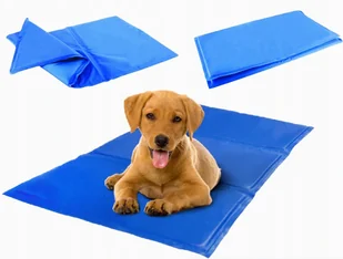 Duża Mata Chłodząca dla Zwierząt Legowisko 90x50cm - Legowiska dla psów - miniaturka - grafika 5