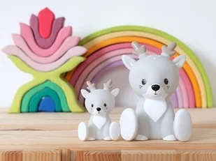 Flow Amsterdam Flow Amsterdam - lampka nocna LED jelonek Fabian - Wyposażenie pokoiku dziecięcego - miniaturka - grafika 9