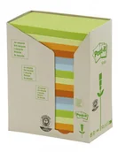 Etykiety samoprzylepne i bloki etykiet - Post-It Karteczki EKO pastelowy 655-1RPT 76x127 - miniaturka - grafika 1